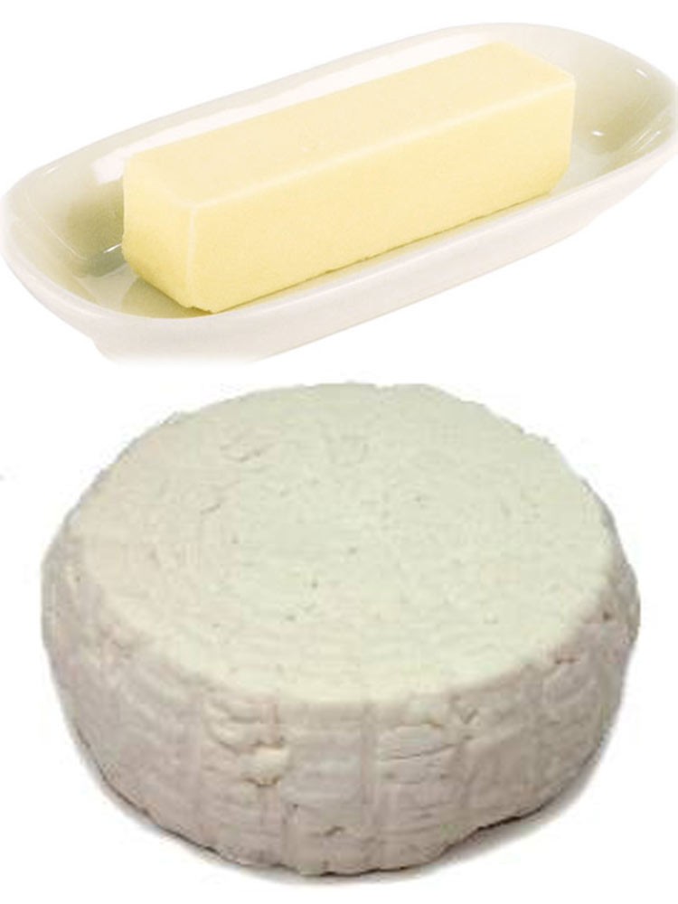 Mantequilla y queso mejor que las margarinas de grasas trans, dice especialista del corazón