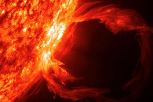 tormenta solar