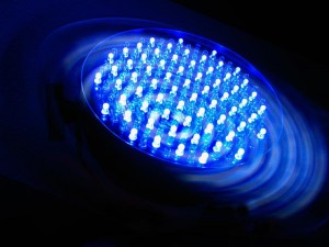 diodo emisor de luz LED azul