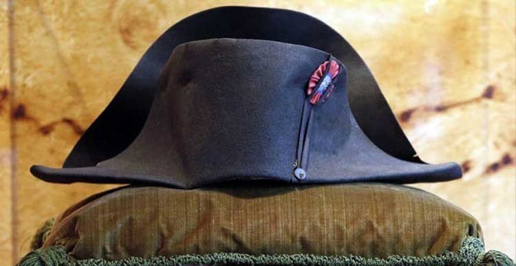 El icónico bicornio de Napoleón