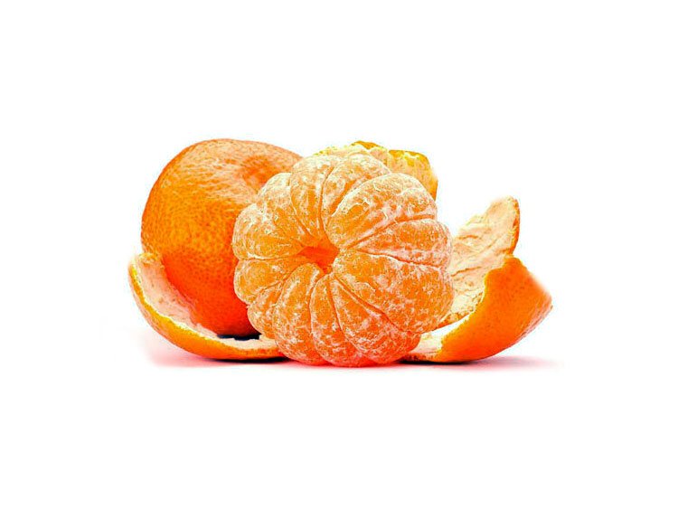 la cascara de mandarina