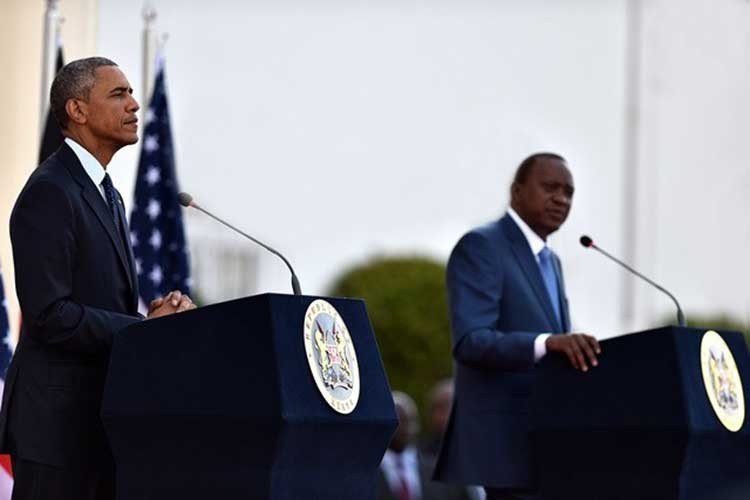 obama y uhuru kenyatta
