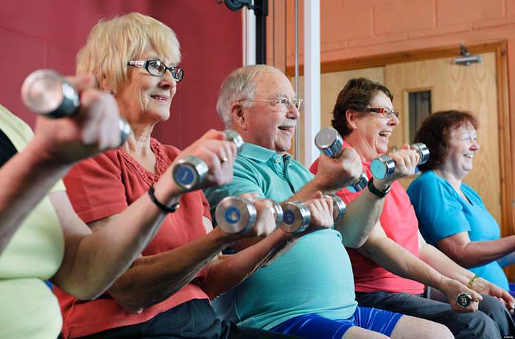Ejercicios Fitness para mayores