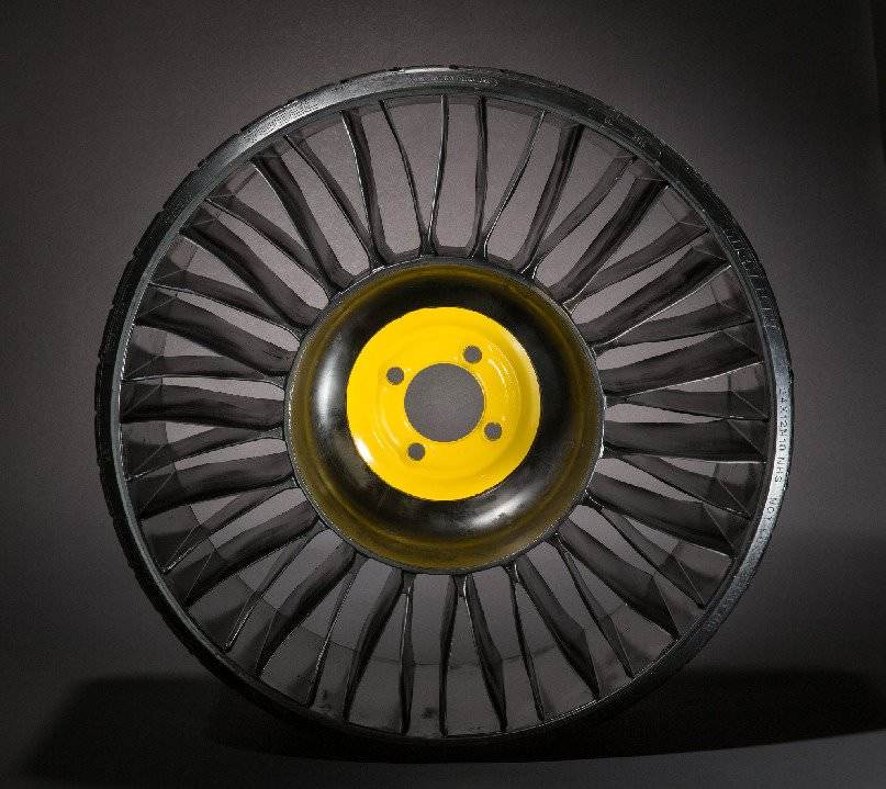 Los nuevos neumáticos sin aire de Michelin