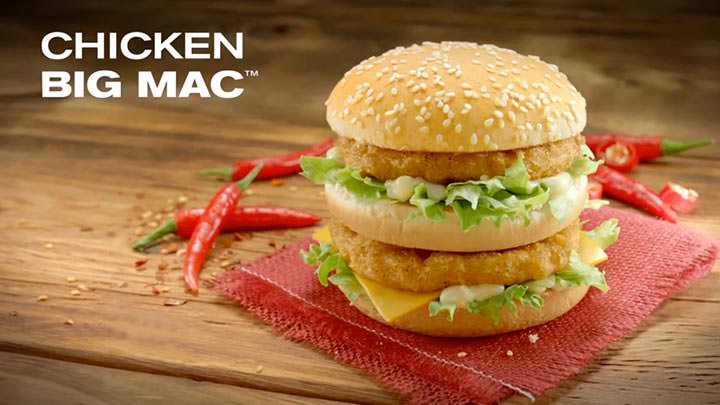 McDonald ahora vende el nuevo Chicken Big Mac