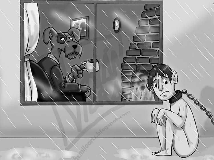 Imagine si cambiaran animales por humanos