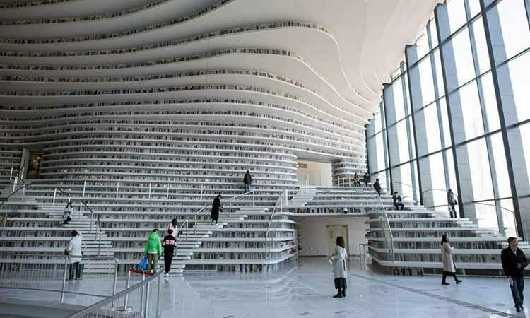 Biblioteca del futuro abre sus puertas en China
